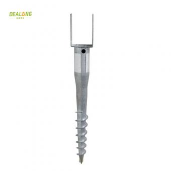 Fencing U type Ground Screw Stirrup