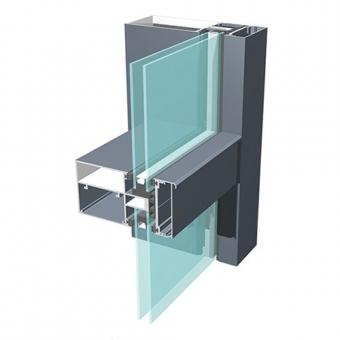 Aluminum extrusion curtain wall profile