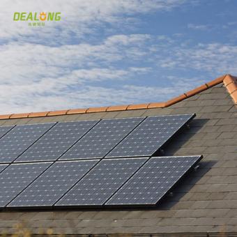 Slate tile roof solar panel mounts